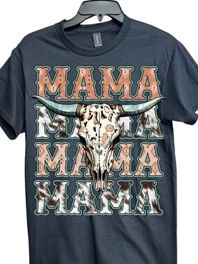 Western Cow Black Graphic Tee